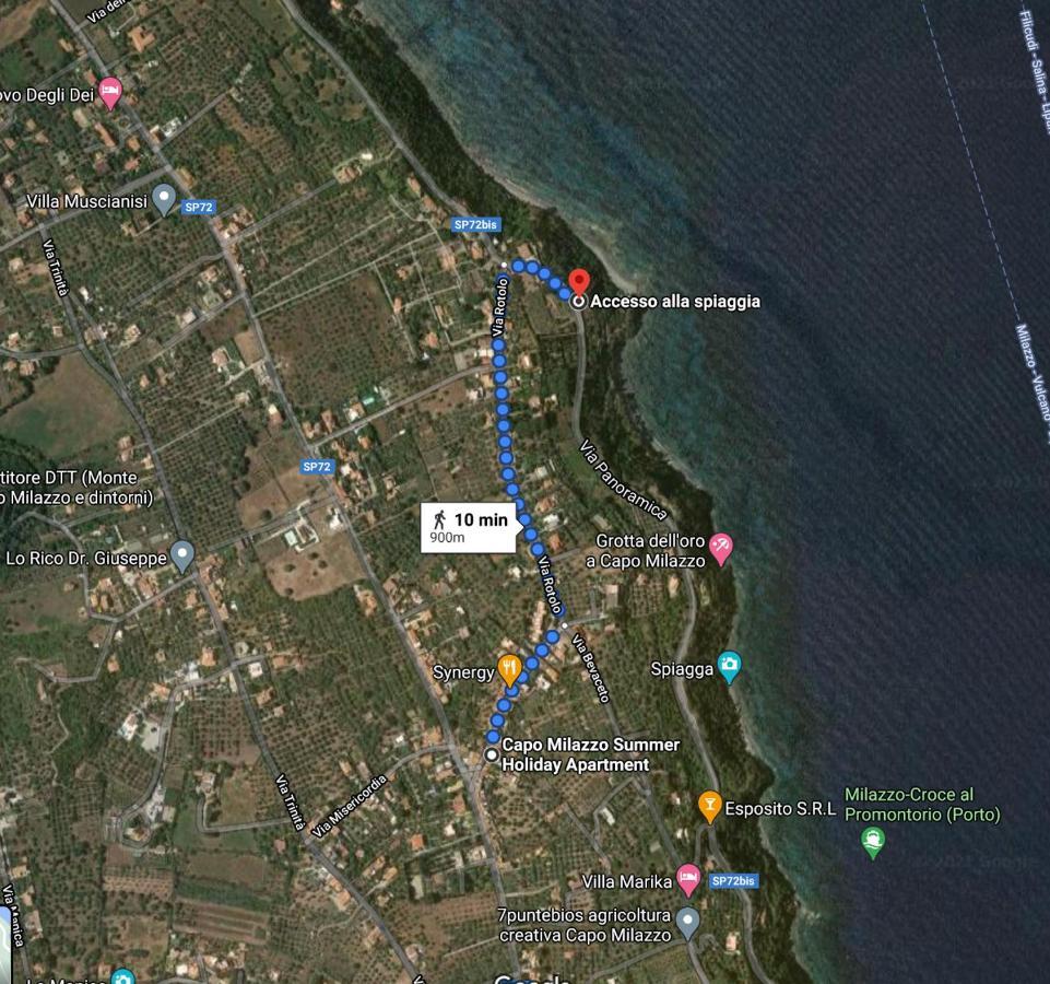 Capo Milazzo Summer Holiday Apartament 外观 照片